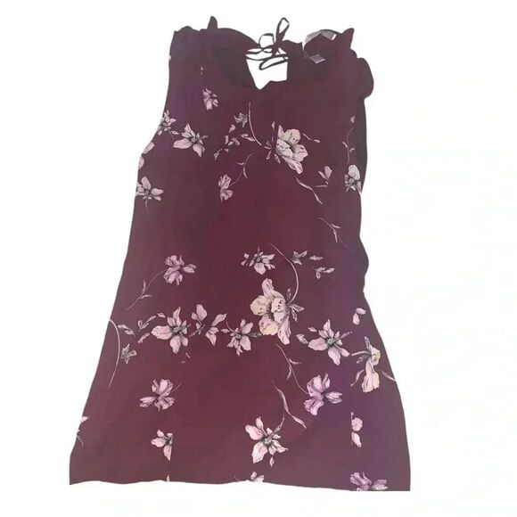 LC Lauren Conrad Ruffle Mixed-Media Tank - Picture 1 of 3